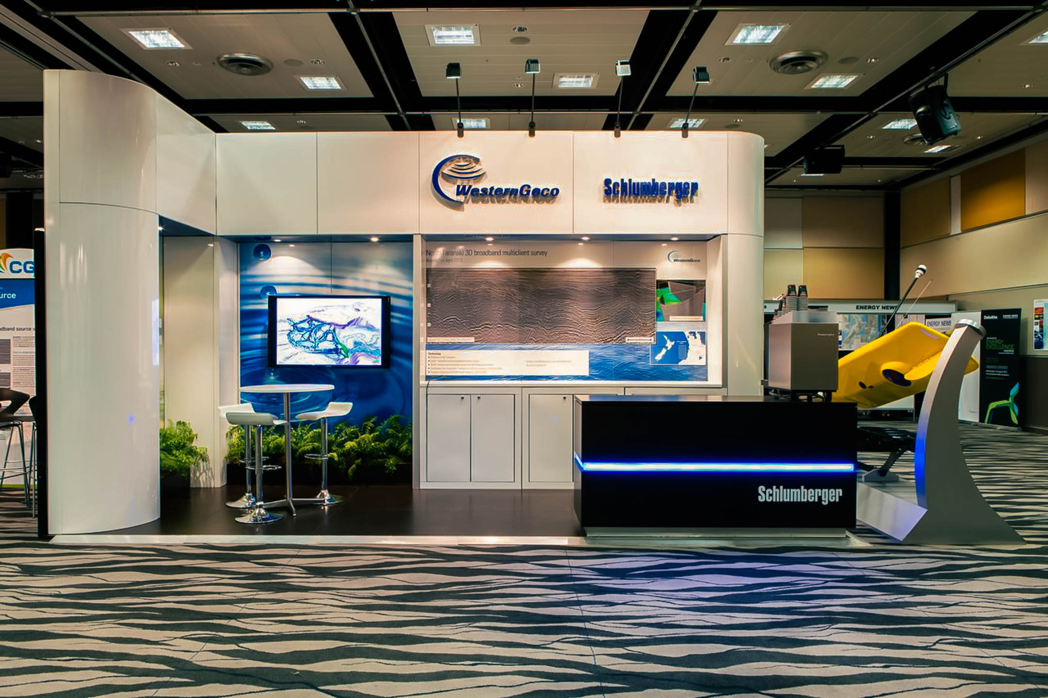 Schlumberger stand