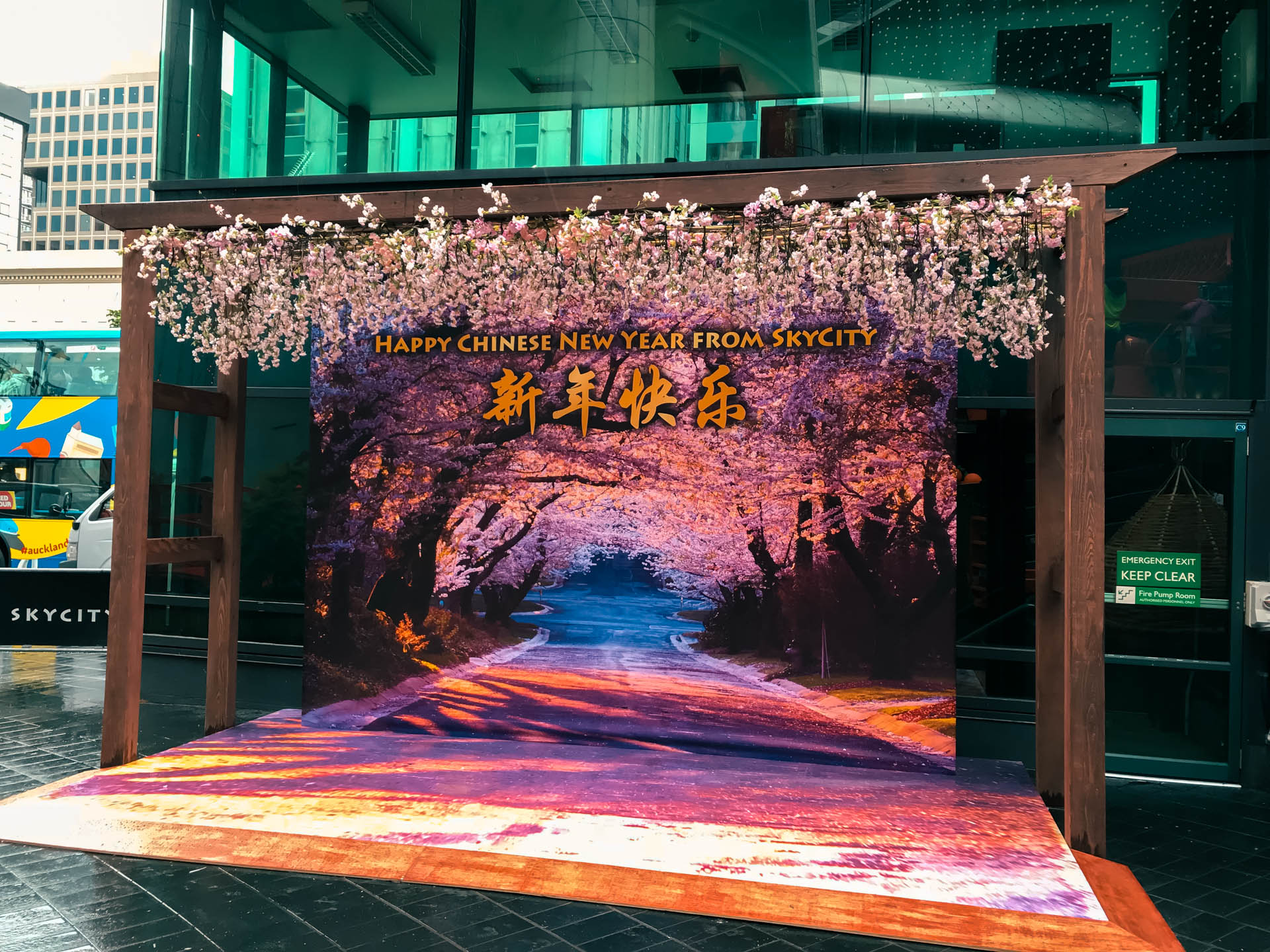 SkyCity CNY Blossom Photo op (2)